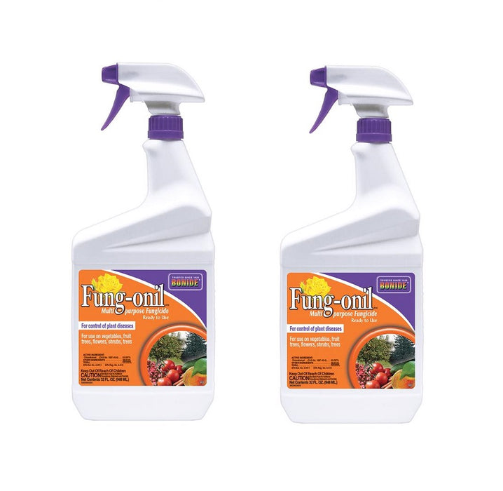 Bonide #8836 Fung-Onil Liquid Fungicide ~ 2-Pack ~ 64 oz Total