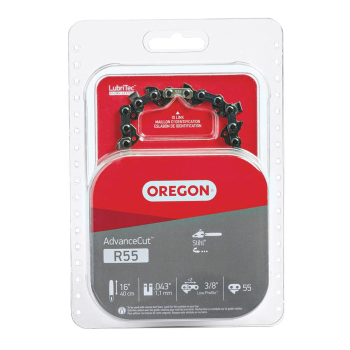 Oregon #R55 AdvanceCut 16 in. Chainsaw Chain 55 links