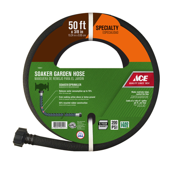 Ace Soaker Pro 3/8 in. D X 50 ft. L Medium Duty Soaker Hose