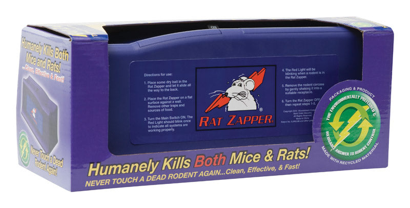 Rat Zapper #RZC001-4 Medium Electronic Animal Trap For Rats 1 pk
