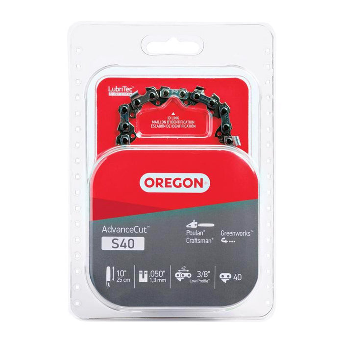 Oregon S40 Advance Cut 10 in. Chainsaw Chain 40 links