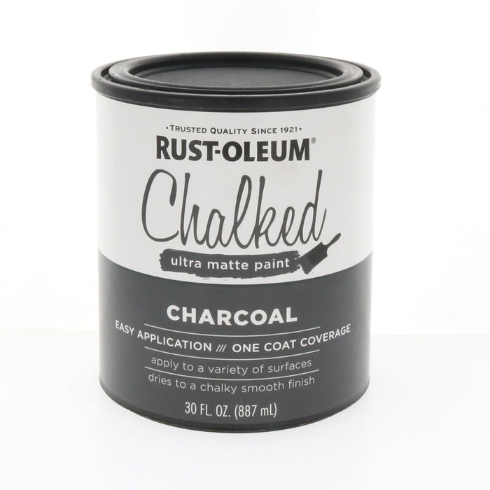 Rust-Oleum #285144 Chalked Ultra Matte Paint Charcoal