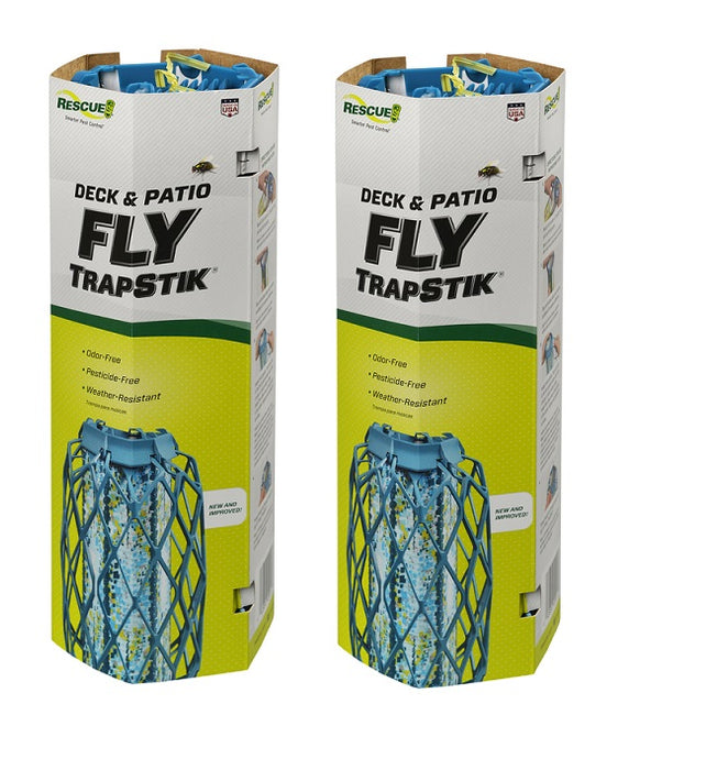 RESCUE #TSBF-BB6 BG TrapStik Sticky Fly and Insect Trap ~ 2-Pack