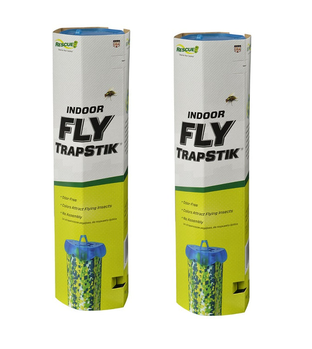 RESCUE #TSF-BB8 TrapStick Indoor Hanging Adhesive Fly Trap ~ 2-Pack