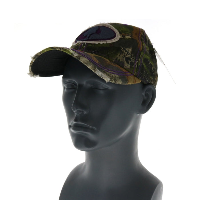 Outdoor Cap #WHS15LMOCM 9005 Mossy Oak ladies Fit Baseball Cap Camo Purple Embroidered Logo