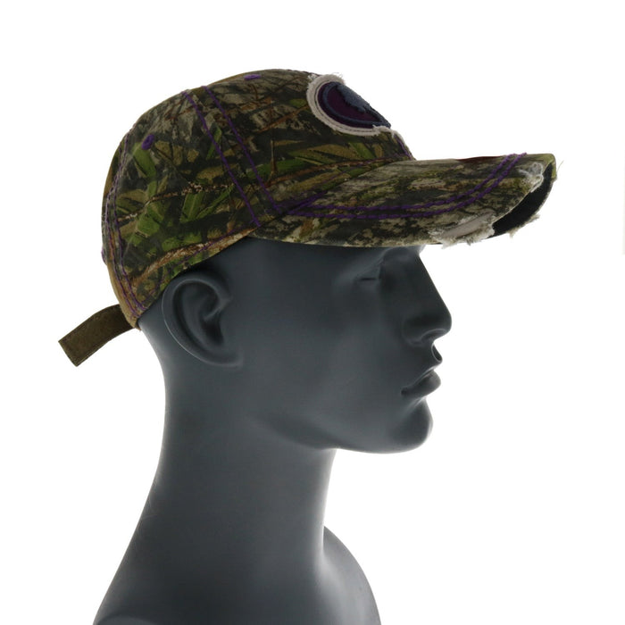 Outdoor Cap #WHS15LMOCM 9005 Mossy Oak ladies Fit Baseball Cap Camo Purple Embroidered Logo