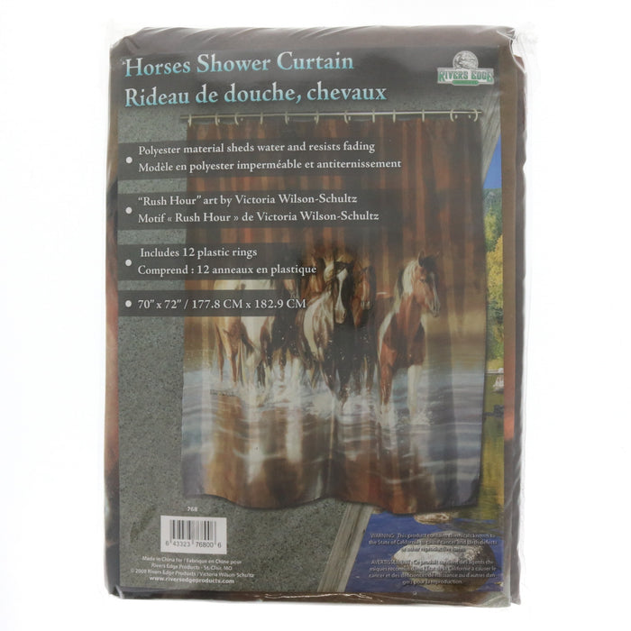 Rivers Edge #768 Horses Shower Curtain