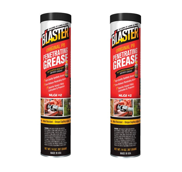 Blaster #GR-14C-PB Original PB Synthetic Grease 14 oz ~ 2-Pack ~ 28 oz Total