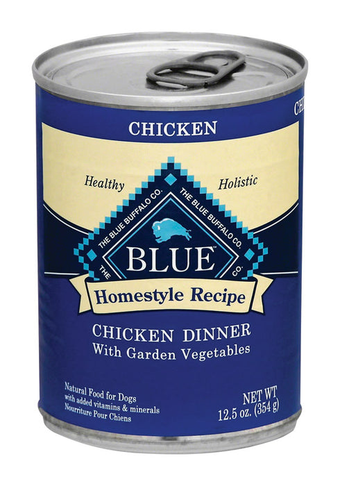 Blue Buffalo #596401 All Ages Chicken Dinner Wet Dog Food 12.5 oz ~ 12-Pack