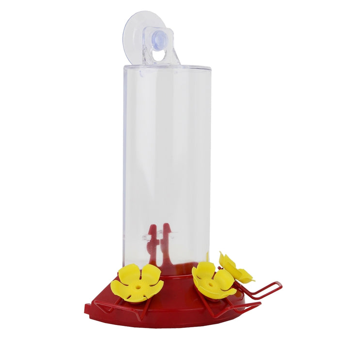 Perky-Pet #217 Hummingbird 8 oz Plastic Window-Mount Nectar Feeder 3 ports ~ 2-Pack