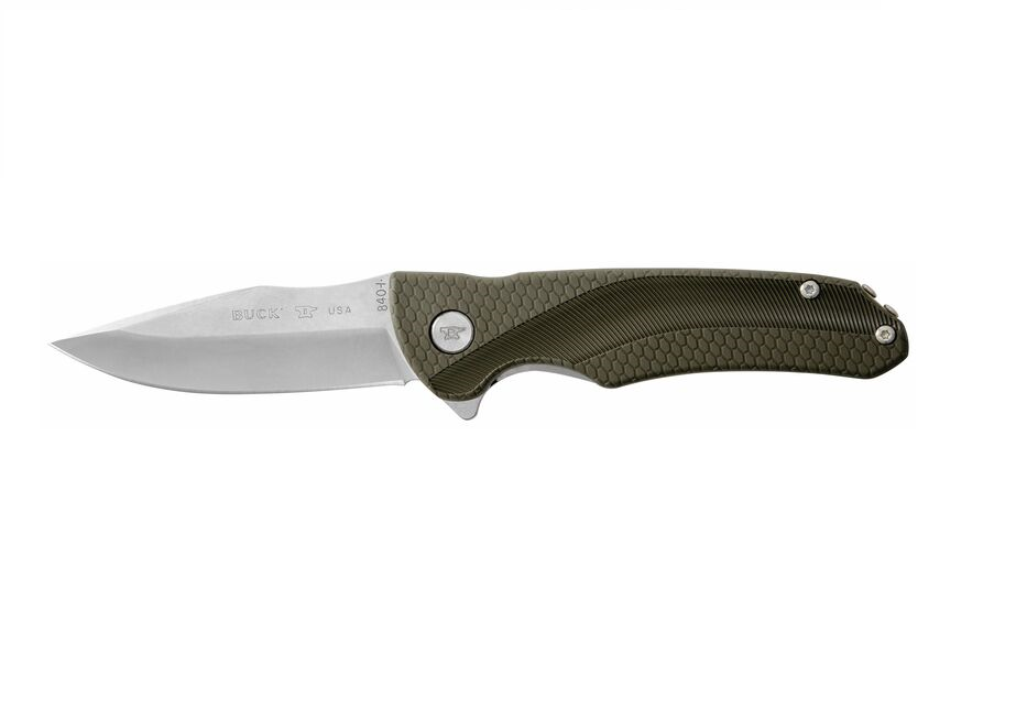 Buck Knives 840 Sprint Select #12058 Green 420 HC Stainless Steel 7.5 in. Folding Knife