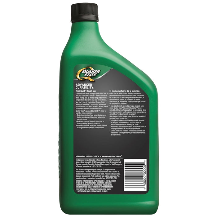 Quaker State #550035180 Peak Performance 5W-30 4-Cycle Multi Grade Motor Oil 1 qt ~ 6-Pack