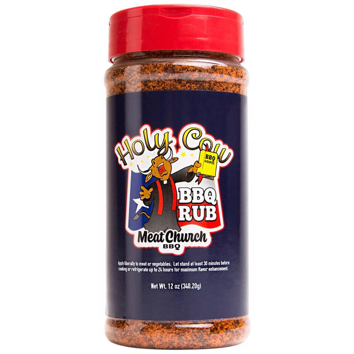 Meat Church #11711552597 Holy Cow BBQ Rub ~ 12 oz Bottle