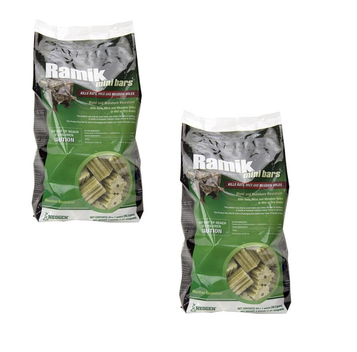 Ramik #116331 Fish-Flavored Bait Blocks For Mice and Rats ~ 2-Pack ~ 8 lbs Total