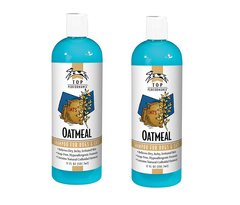 Top Performance #TP564 17 Blue Oatmeal Anti-Itch Dog and Cat Shampoo ~ 2-Pack