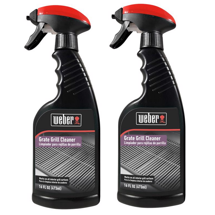 Weber #8027 No Scent Grate Cleaner 16 oz Liquid ~ 2-Pack