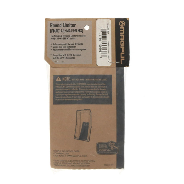 Pack of 2 Magpul Round Limiters PMAG AR/M4 Gen M3 ~ #MAG286-BLK