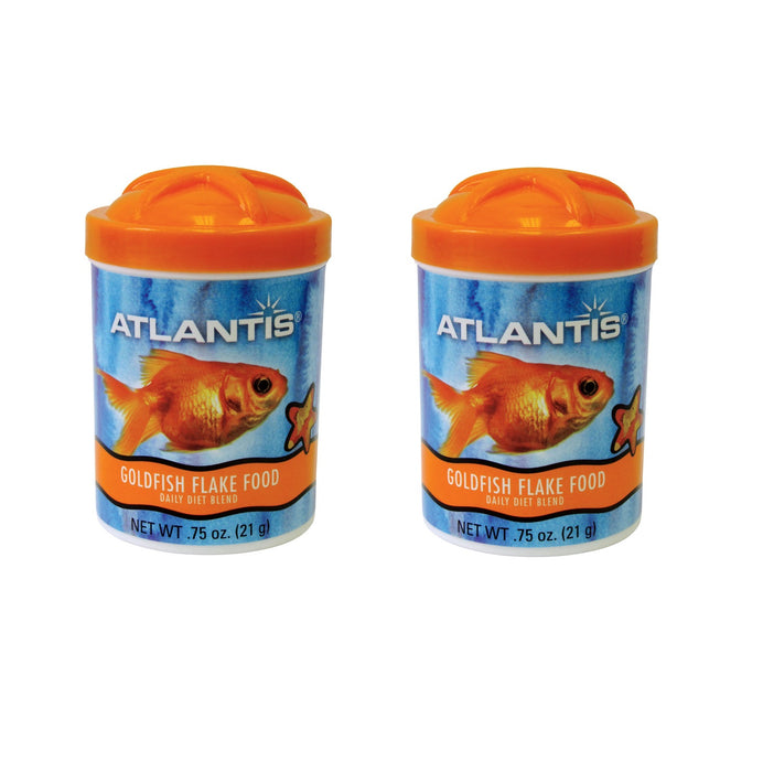 Atlantis #A01261 Fresh Seafood Flakes Fish Food 0.75 oz ~ 2-Pack