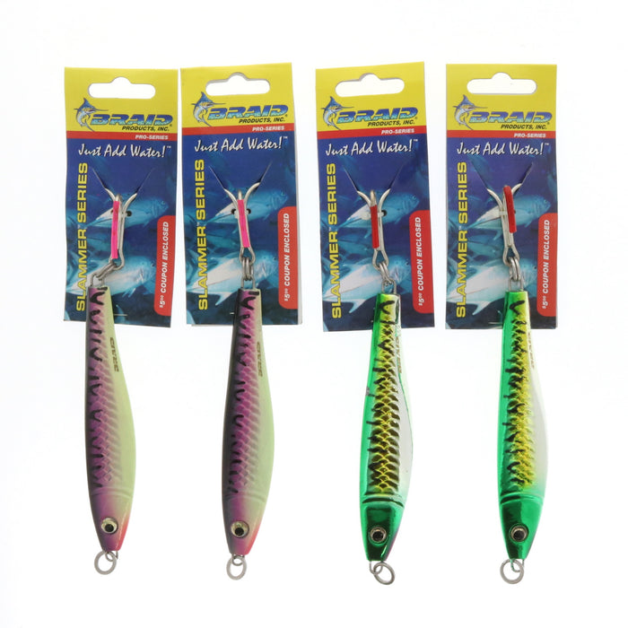 Braid Slammer Jigs 7 oz ~ 4-Pack