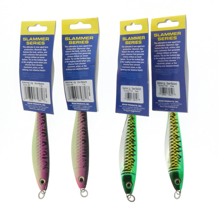 Braid Slammer Jigs 7 oz ~ 4-Pack