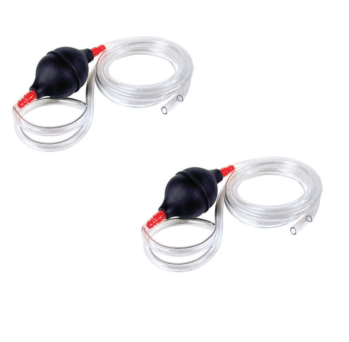 Shop Craft #36668 Clear Plastic Bulb Siphon Pump ~ Aquarium Auto ~ 2-Pack