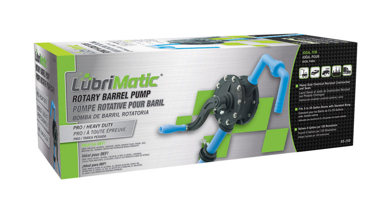 LubriMatic #LUBR55155 Manual Rotary Barrel Pump