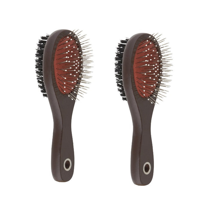 Boss Pet Aloe Care #A00550 2-in-1 Cat/Dog Grooming Brush ~ 2-Pack