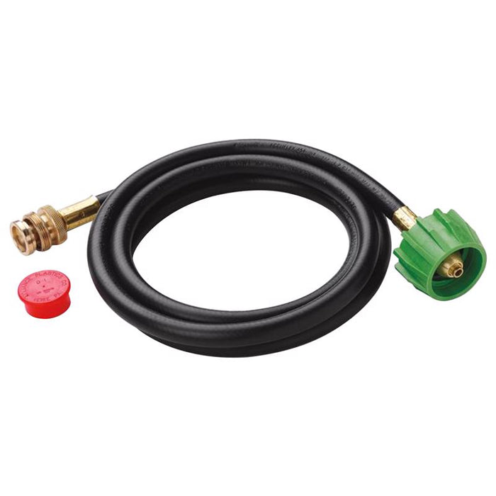 Weber #6501 Rubber Gas Line Hose and Adapter 72 in. Long X 1.5 in. Wide