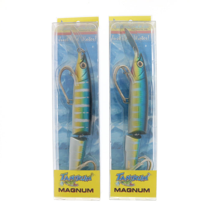 Braid #408-24 9.5" Yellowfin Tuna Tantrum Magnum & Jointed Plug Bait Lure ~ 2-Pack