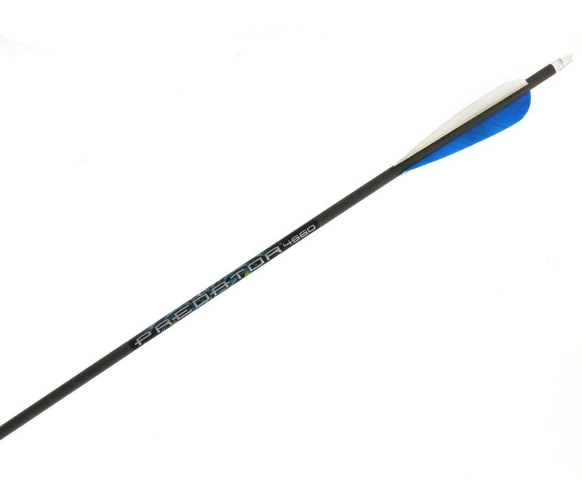 Carbon Express #50826/4560 Predator Arrows With Parabolic Feathers