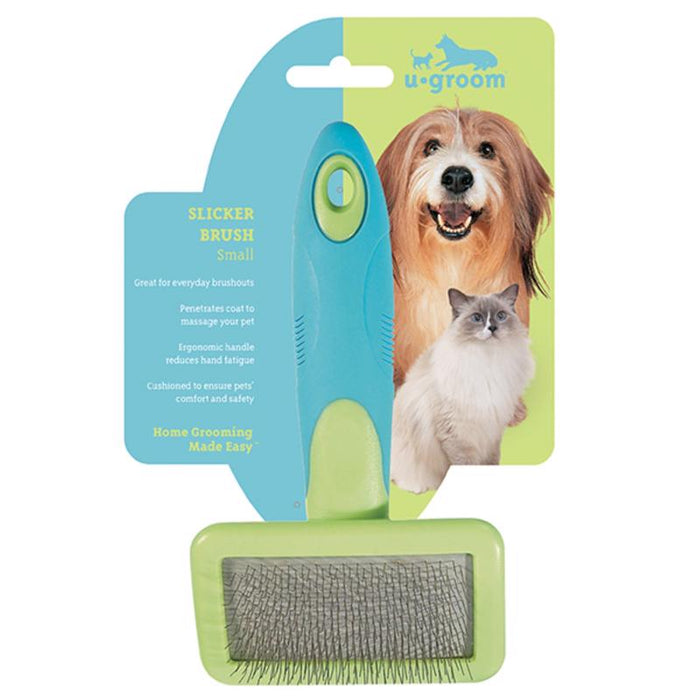 UGroom #US7352 14 Blue Cat/Dog Slicker Brush