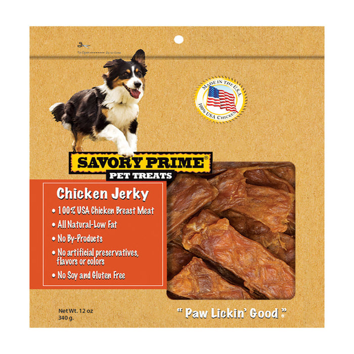 Savory Prime #372 Chicken Jerky Grain Free Treats For Dogs 12 oz 1 each