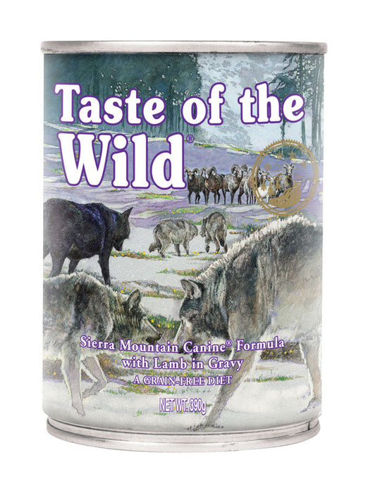 Taste of the Wild #2115 Sierra Mountain Adult Lamb Wet Dog Food Grain Free 13.8 oz ~ 12-Pack