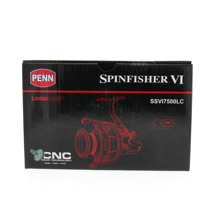 Penn #SSVI7500LC Spinfisher VI Spinning Reel Long Cast 4.3:1