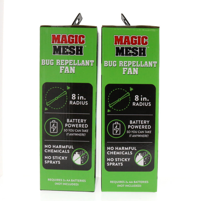 Magic Mesh #MM761006 Bug Repellant Fan ~ 2-Pack