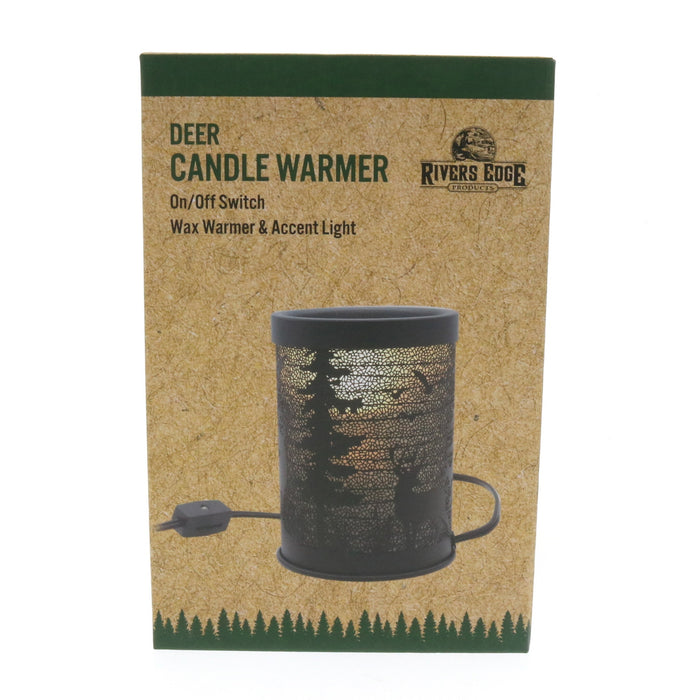 Rivers Edge #2882 Deer Candle Warmer Wax Melt Warmer