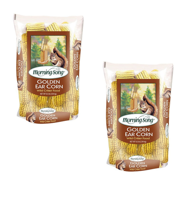 Morning Song #11412 Golden Ear Corn Wildlife Squirrel and Critter Food ~ 2-Pack