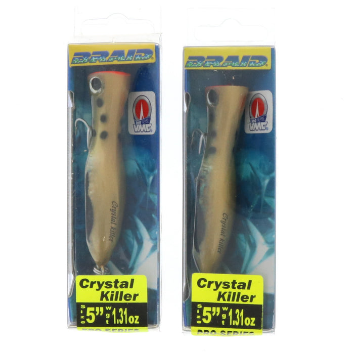 Braid Tantrum 5" Crystal Killer Fishing Bait/Lure Slimey  1.31oz ~ 2-Pack