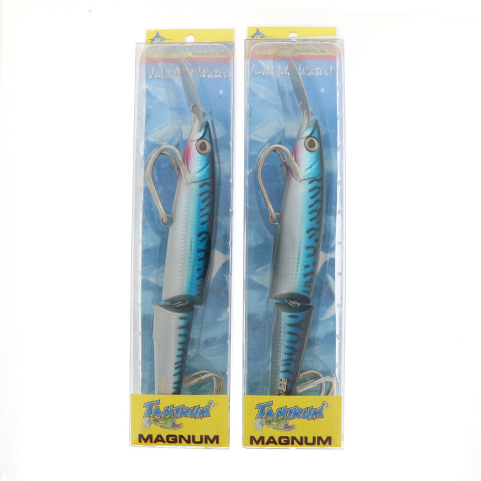 Braid #409-20 Tantrum Magnum & Jointed Plug 11" Blue Mackerel  ~ 2-Pack