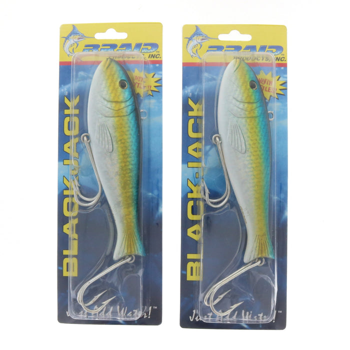 Braid #919 Blackjack 6" Yellowfin Tuna Saltwater Trolling Fishing Lure  ~ 2-Pack