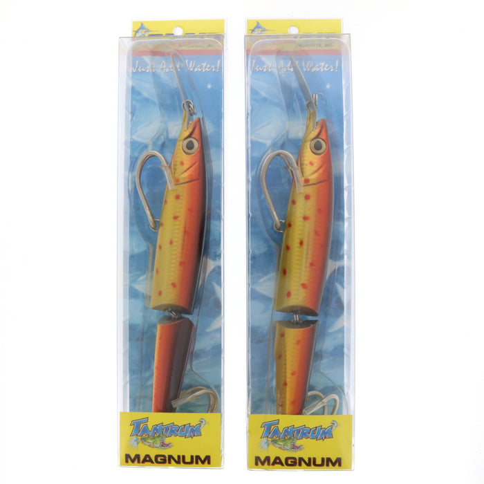 Braid #409-33 Tantrum Magnum & Jointed Plug 11" Flaming Trout ~ 2-Pack