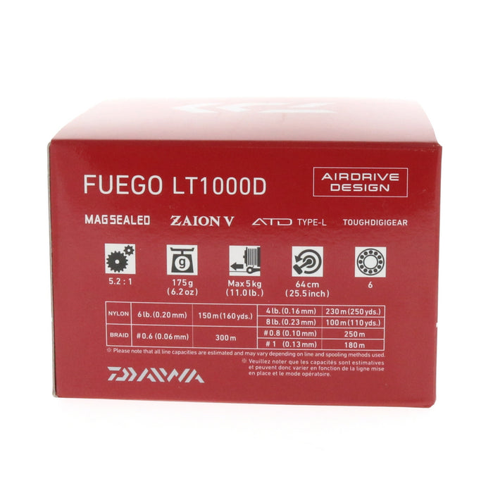 Daiwa Fuego LT1000D Spinning Reel 5.2:1