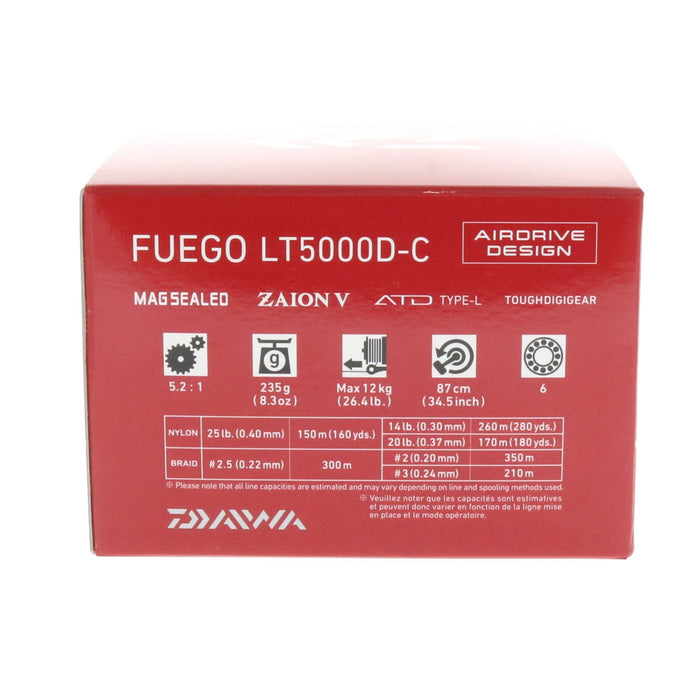 Daiwa Fuego LT5000D-C Spinning Reel 5.2:1