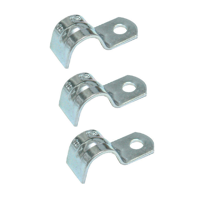 Sigma Engineered Solutions #47919 3/8" D Zinc-Plated Steel 1 Hole Strap ~ 10-Pack ~ 30 Hole Straps Total