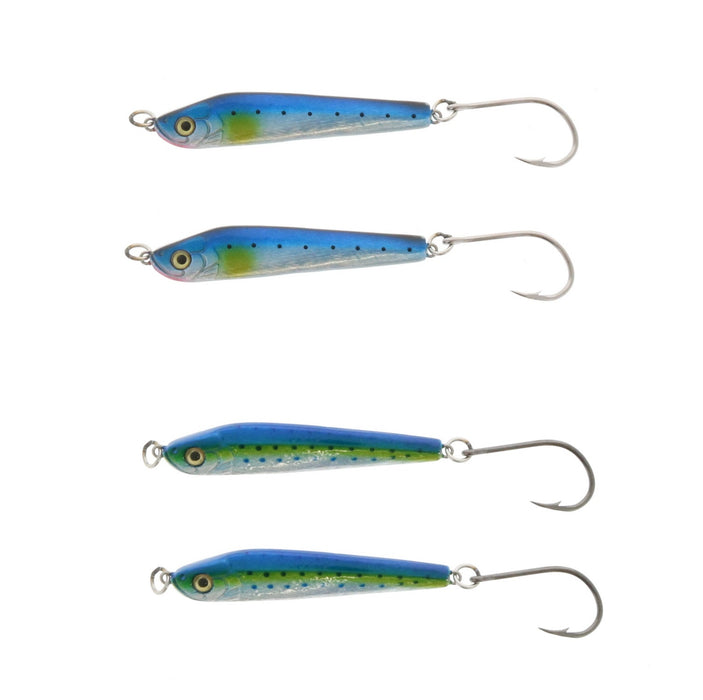 Braid Marauder Metal Saltwater Fishing Lure Jig 4oz ~ 4-Pack