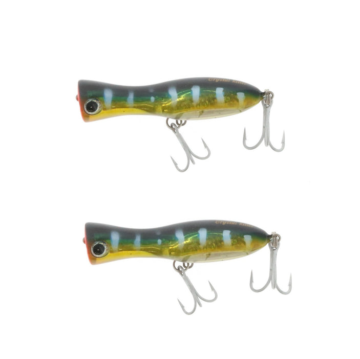 Braid Tantrum 5" Crystal Killer Fishing Bait/Lure Yellow Fin Tuna 1.31oz ~ 2-Pack