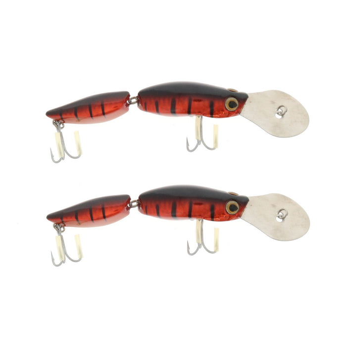 Braid #414-41 6" Tantrum Jointed Diver Orange/Mackerel ~ 2-Pack