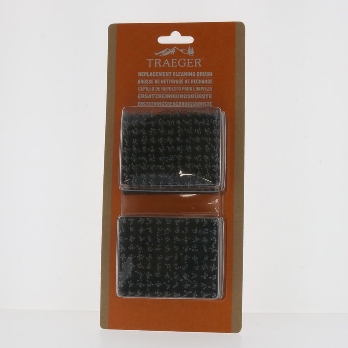 (2) Traeger #BAC599 Grill Brush Replacement Heads