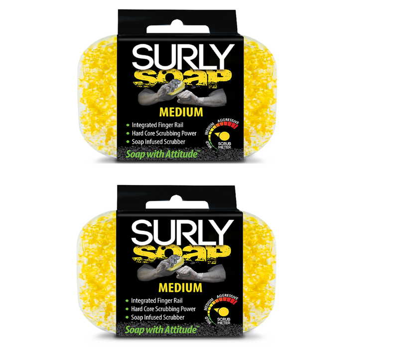 Surly Citrus Scent Medium Bar Soap 7.5 oz ~ 2-Pack