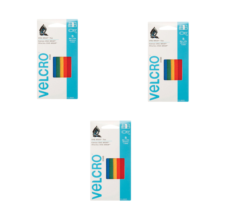 Velcro #90438ACS One-Wrap Ties 8 in. L 5 pk ~ 3-Pack